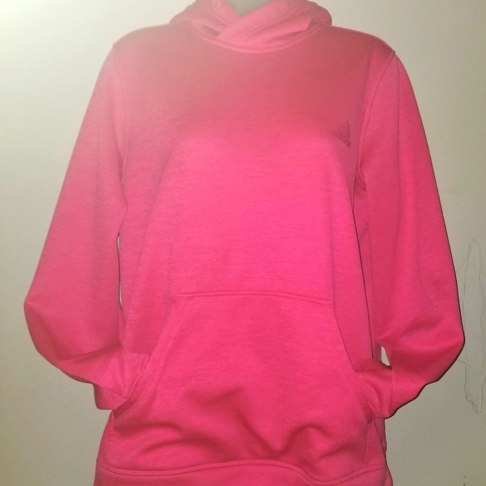 Pink Adidas hoodie